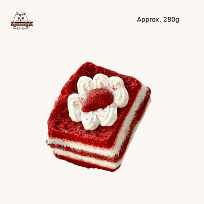 Handmade Mousse Strawberry Cream Cake Toast Food Squishy Squeezable Anxiety Stress Relief Sensory Fidget Toys