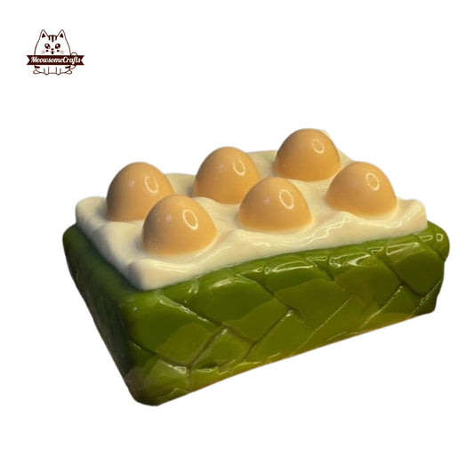 Eggs in Box Food Taba Squishy Squeezable Anxiety Stress Relief Sensory Fidget Toy