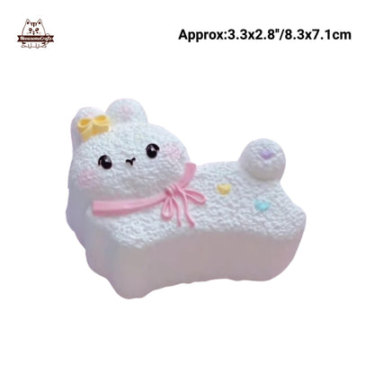 West Highland Kitty Bunny Dog Animal Handmade Squishy Fidget Toy - B