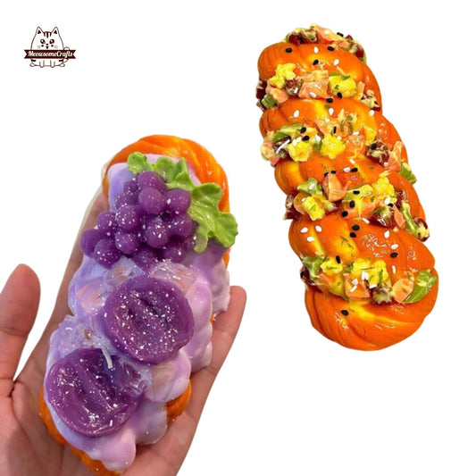 Soft Fried Dough Twists Food Squishy Squeezable Anxiety Stress Relief Sensory Fidget Toys