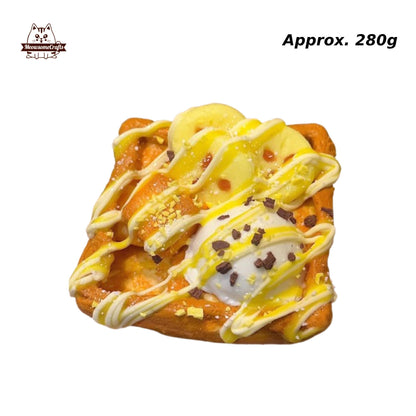 Ice Cream Banana Waffle Food Squishy Squeezable Anxiety Stress Relief Sensory Fidget Toys