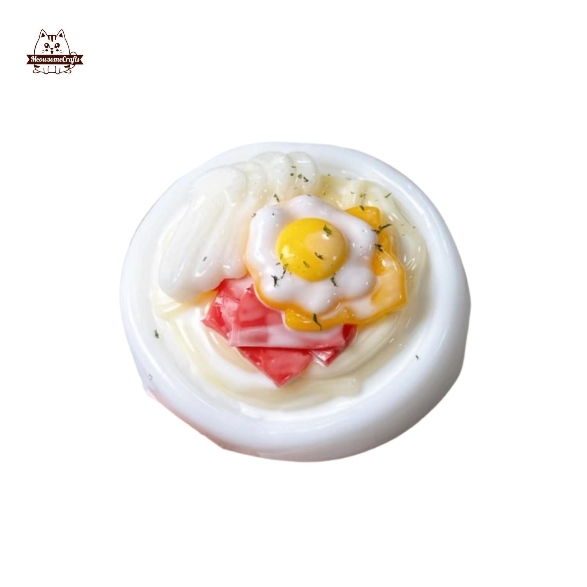 Handmade Creamy Bacon Spaghetti Food Taba Squishy Squeezable Anxiety Stress Relief Sensory Fidget Toy