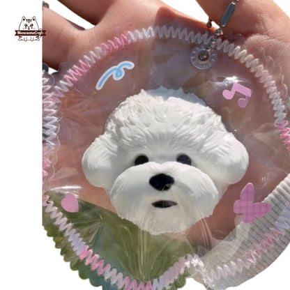 French Bulldog Hikuma Dog Keychain Animal Handmade Squishy Fidget Toy