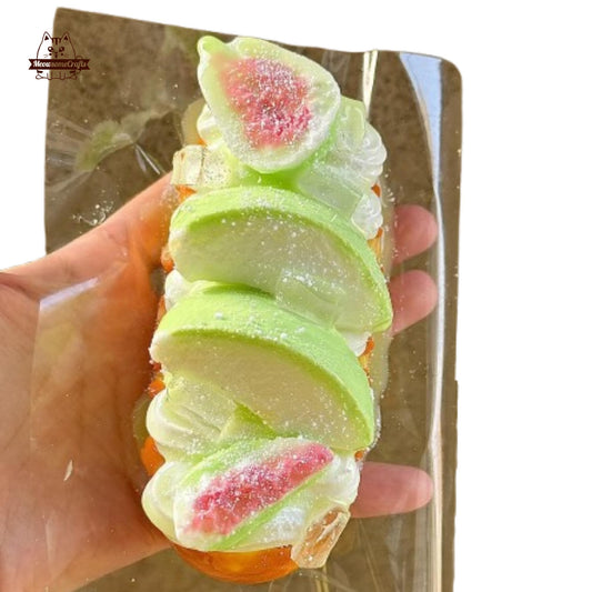 Guava Butter Bread Taba Squishy Food Squeezable Anxiety Stress Relief Sensory Fidget Toys