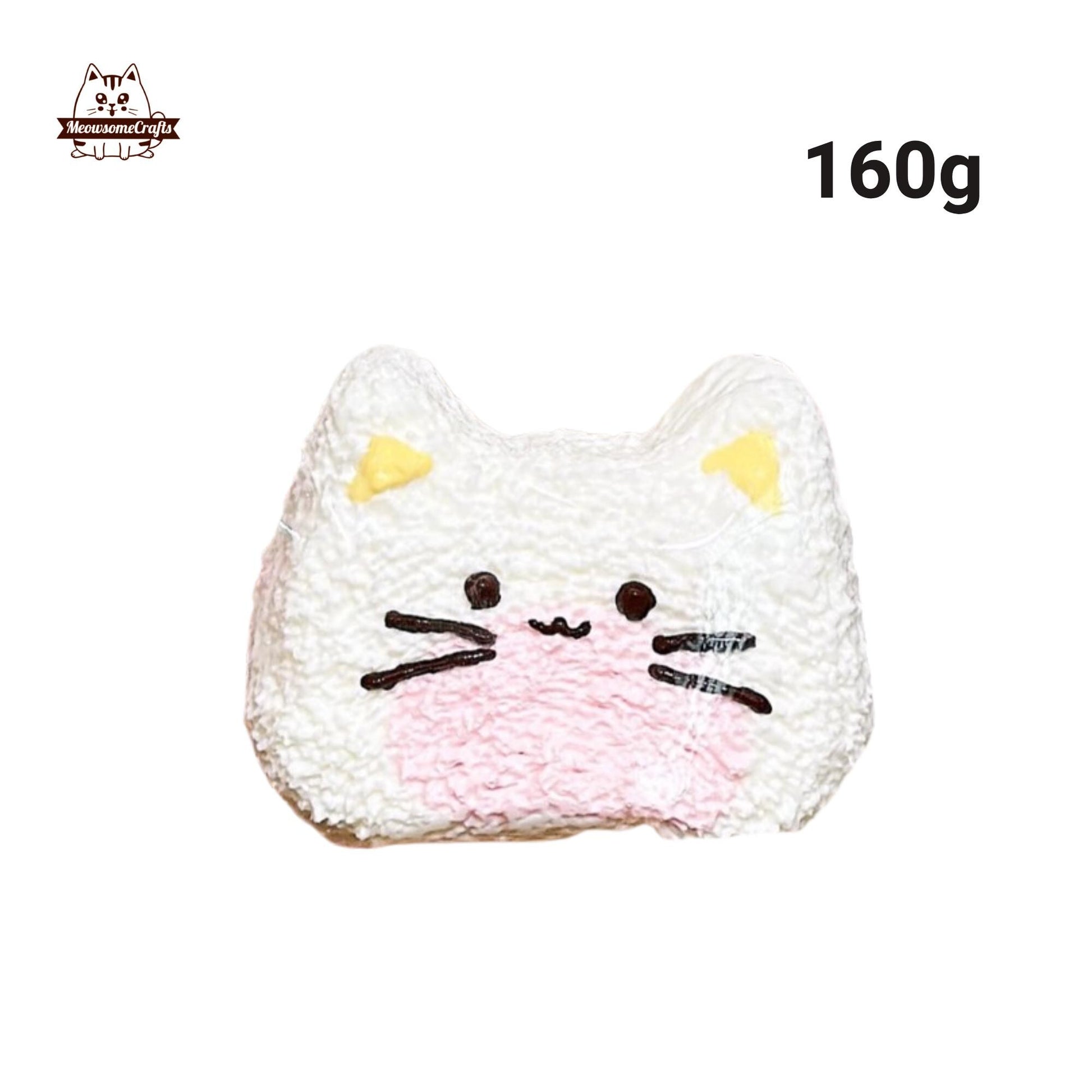 Soft Cat Head Shape Taba Squishy Squeezable Anxiety Stress Relief Sensory Fidget Toy