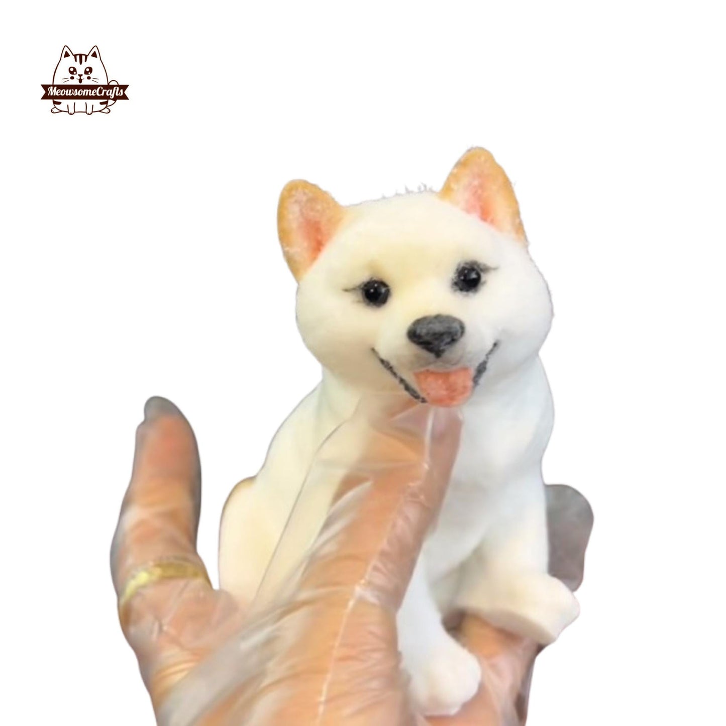 Furry Shiba Inu Dog Handmade Squishy Fidget Toy