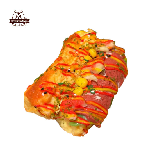 Bacon Shrimp Pancakes Food Taba Squishy Squeezable Anxiety Stress Relief Sensory Fidget Toy