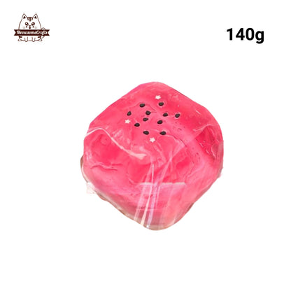 Cute Taba Squishy Watermelon Jelly Pudding Food Squeezable Anxiety Stress Relief Sensory Fidget Toys