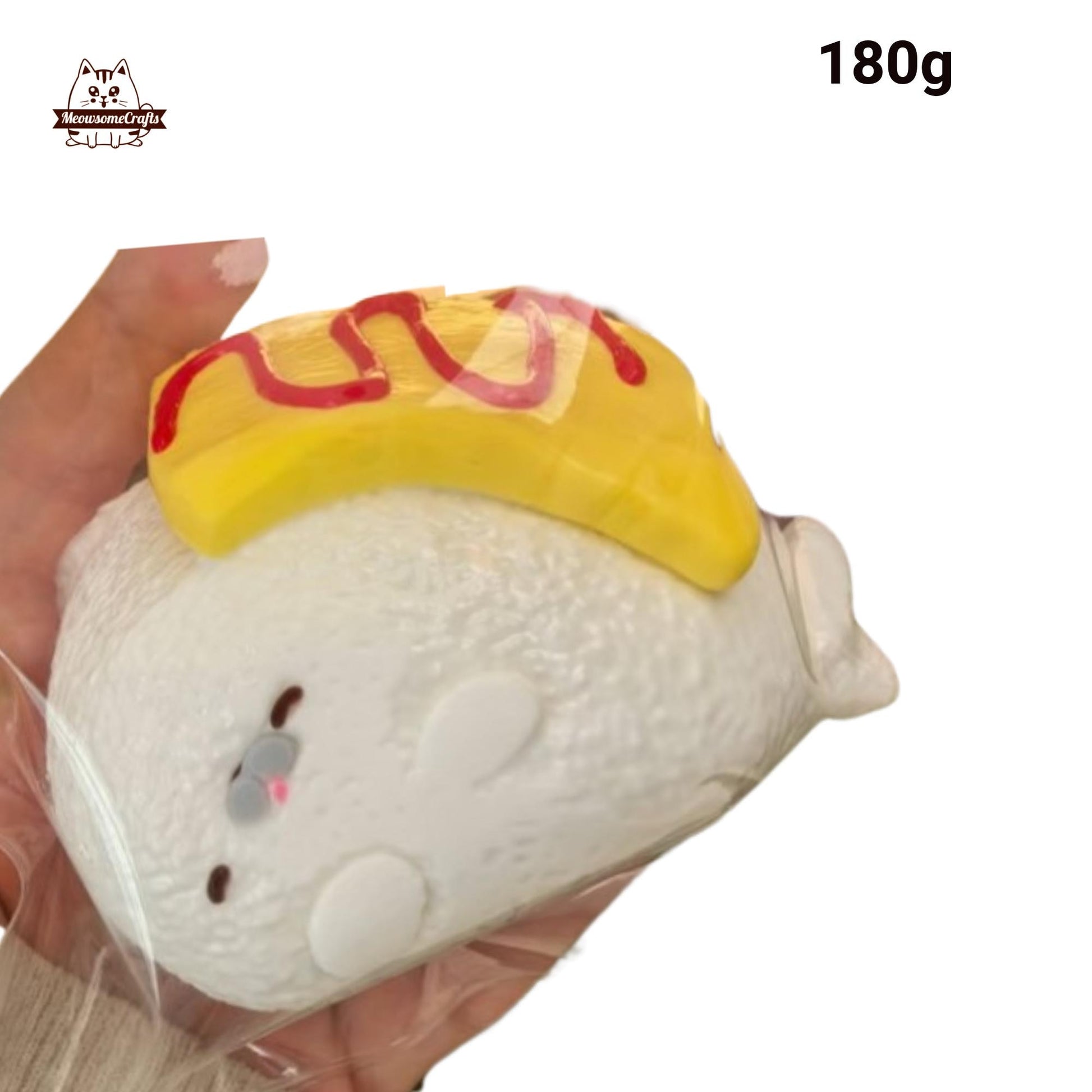 Seal Fried Shrimp Sushi Food Squishy Squeezable Anxiety Stress Relief Sensory Fidget Toys
