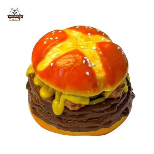 Cute Beef Cheese Hamburger Taba Squishy Food Squeezable Anxiety Stress Relief Sensory Fidget Toys