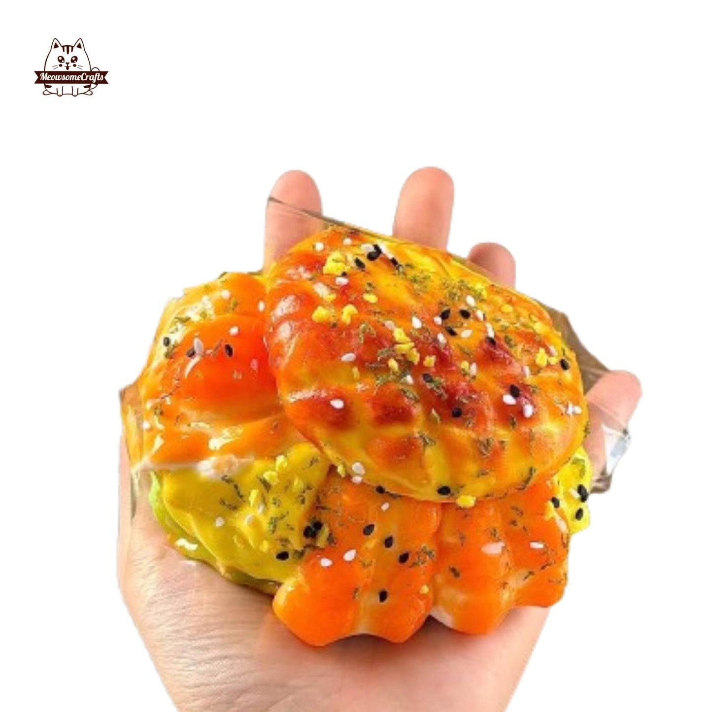 Cheese Shrimp Burger Taba Squishy Food Squeezable Anxiety Stress Relief Sensory Fidget Toys