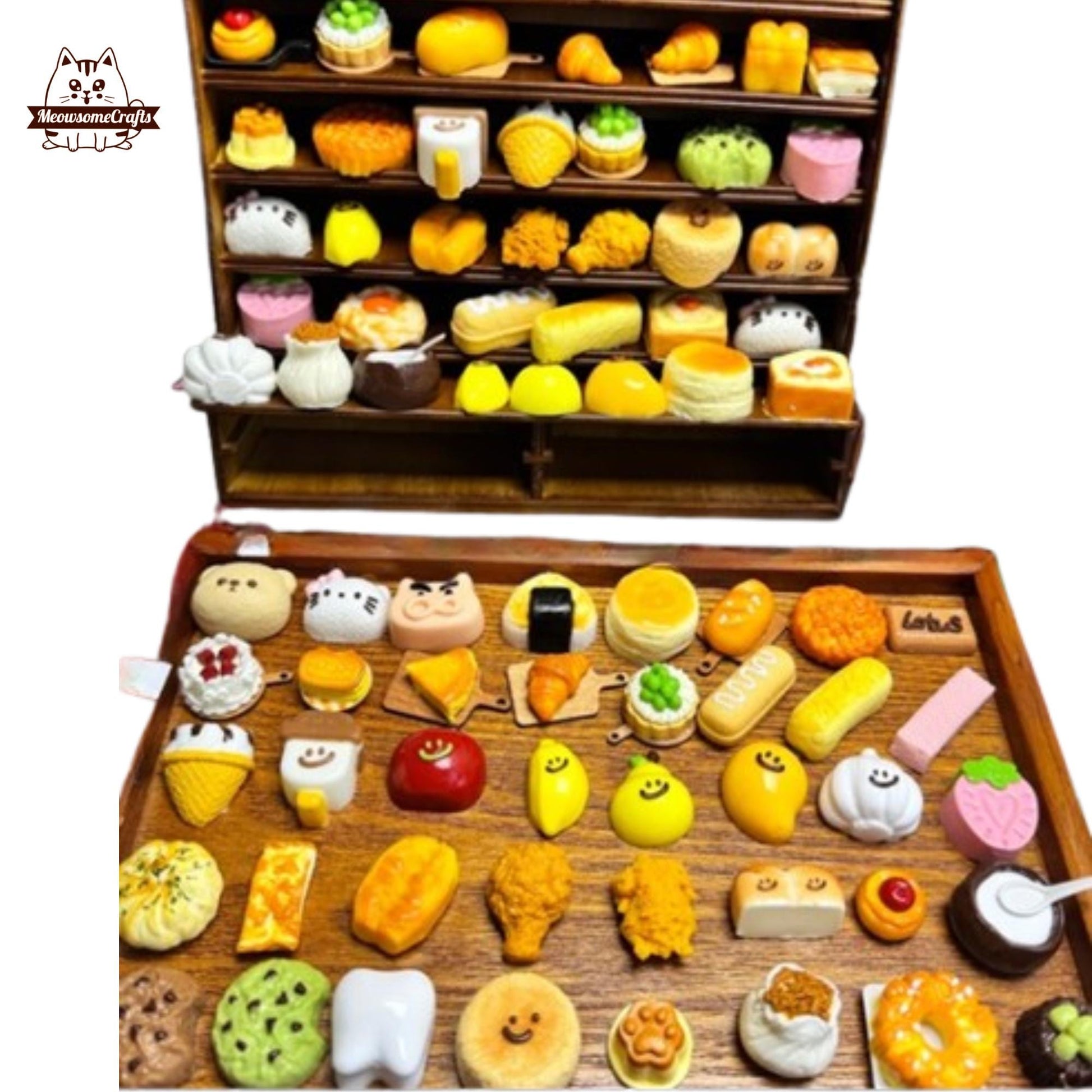 Mini Cake Ice Cream Chicken Drumstick Food Taba Squishy Sensory Anxiety Stress Relief Sensory Fidget Toy 10PCS
