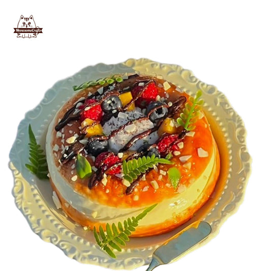 Big Fruit Cake Food Taba Squishy Squeezable Anxiety Stress Relief Sensory Fidget Toy