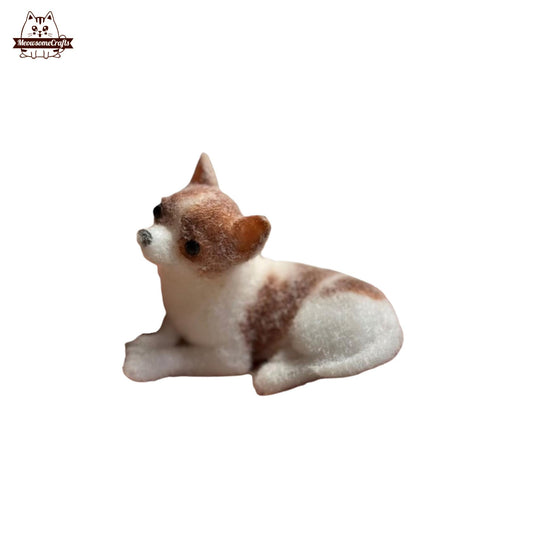Soft Furry Chihuahua Dog Animal Customizable Handmade Squishy Fidget Toy