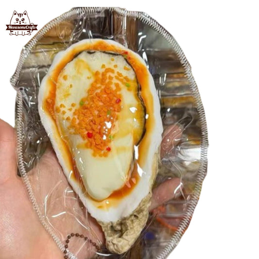 Oysters Seafood Taba Squishy Squeezable Anxiety Stress Relief Sensory Fidget Toys
