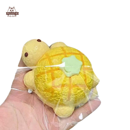 Fruit Shell Turtles Strawberry Orange Lemon Pineapple Handmade Squishy Fidget Toy
