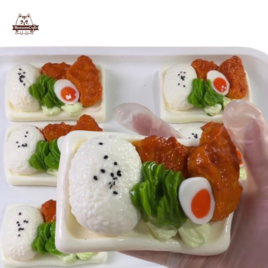 Chicken Nuggets Egg Rice Taba Squishy Squeezable Anxiety Stress Relief Sensory Fidget Toys
