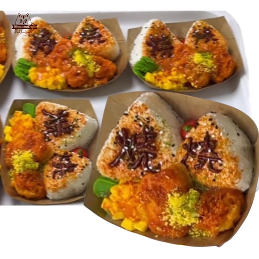 Chicken Nuggets Rice Food Taba Squishy Squeezable Anxiety Stress Relief Sensory Fidget Toys