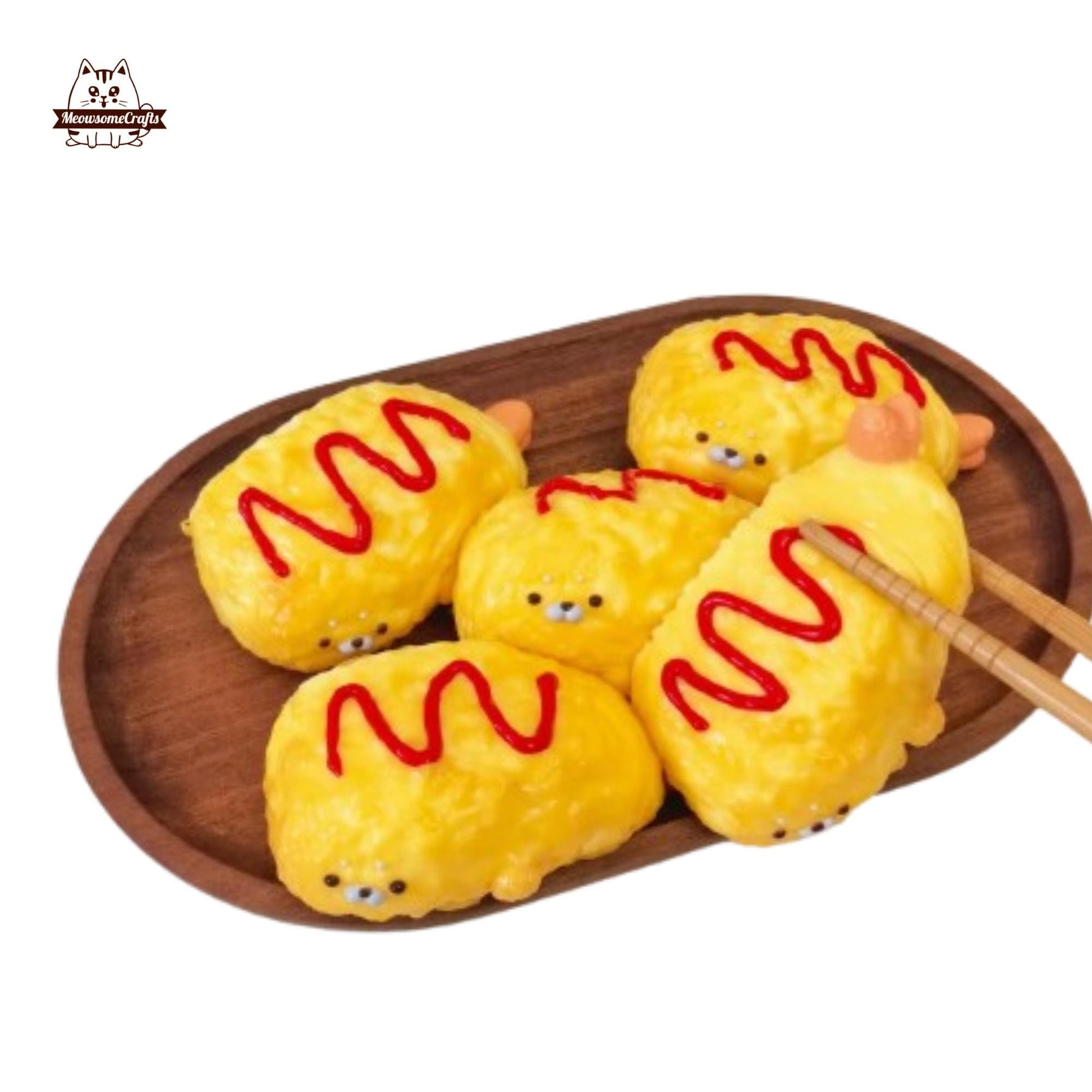 Seal Fried Shrimp Sushi Food Squishy Squeezable Anxiety Stress Relief Sensory Fidget Toys