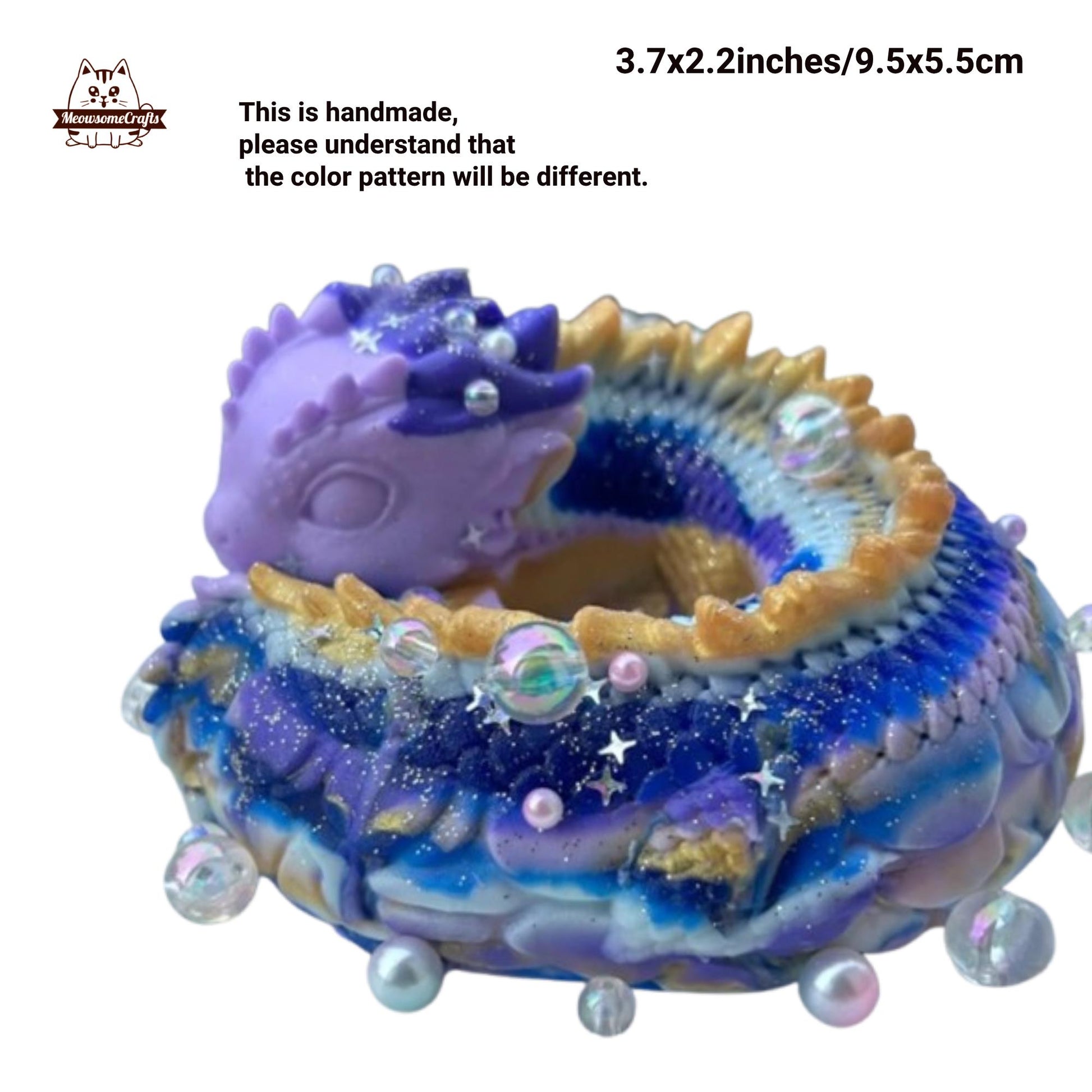 Dragon Wyvern Wyrm Customizable Handmade Squishy Fidget Toy