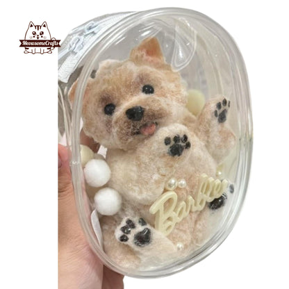 Soft Furry Yorkshire Terrier Handmade Squishy Fidget Toy
