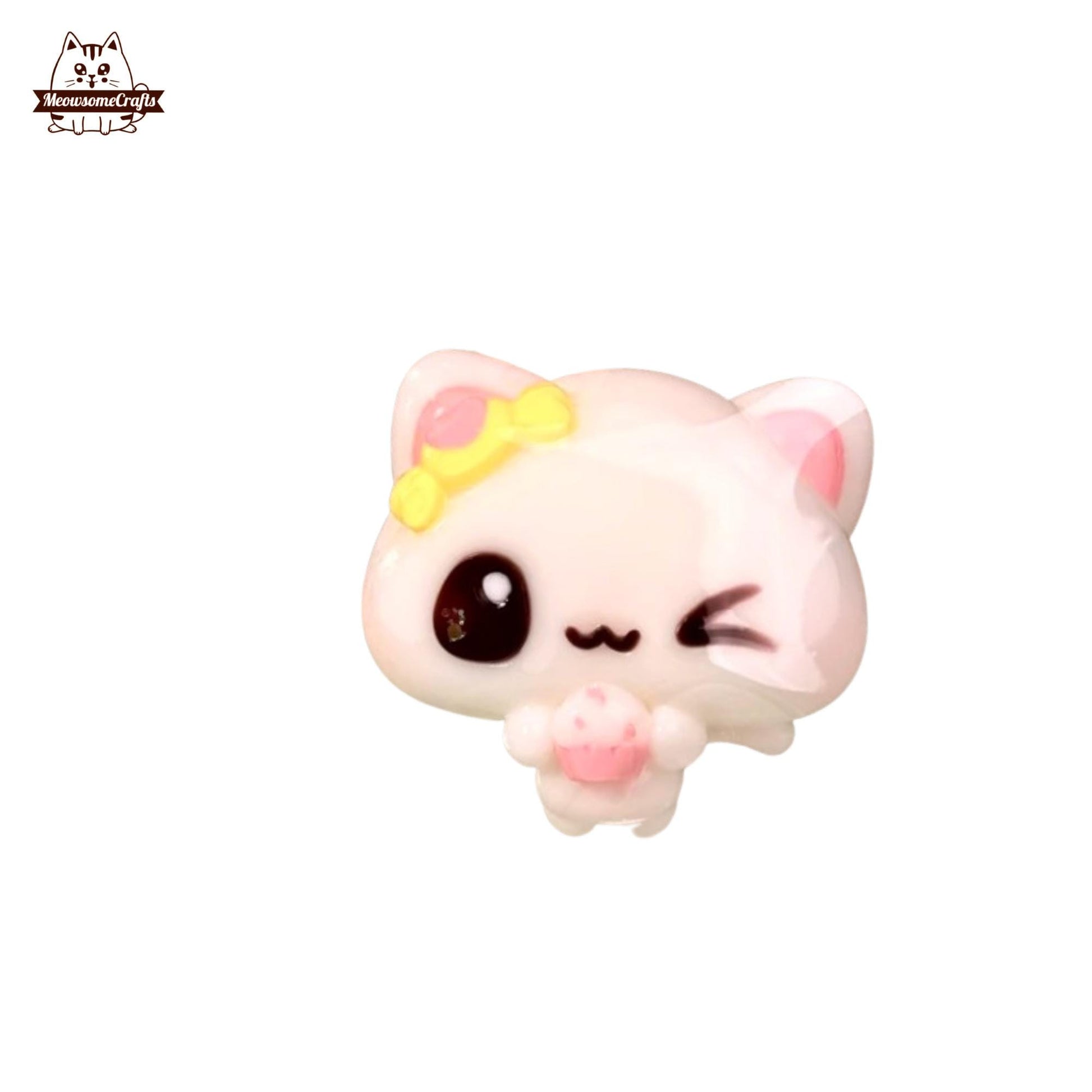 Kawaii Squirrel Kitty Cat Bunny Animals Handmade Squishy Fidget Toy - Kitty
