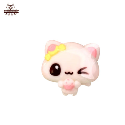 Kawaii Squirrel Kitty Cat Bunny Animals Handmade Squishy Fidget Toy - Kitty