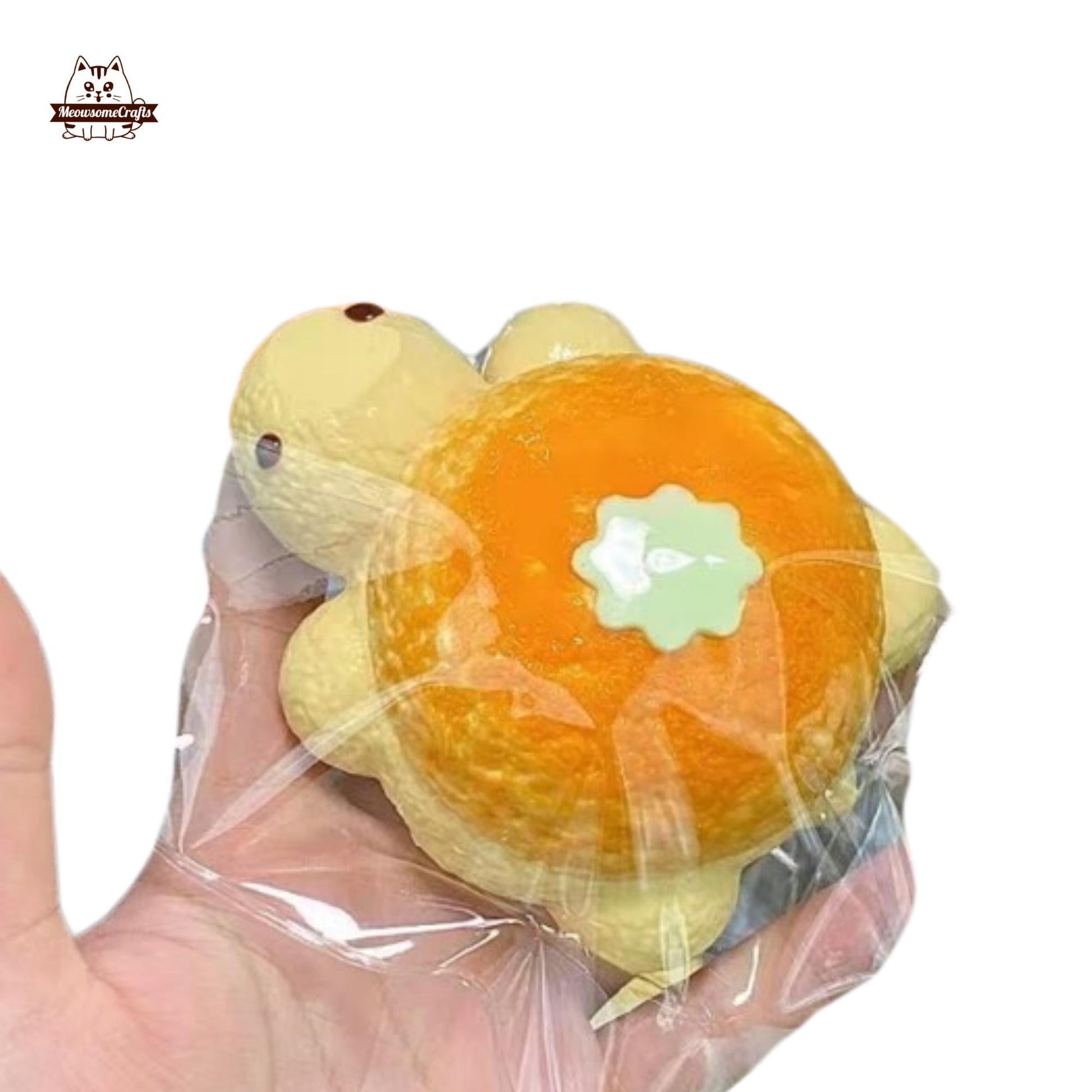 Fruit Shell Turtles Strawberry Orange Lemon Pineapple Handmade Squishy Fidget Toy - C