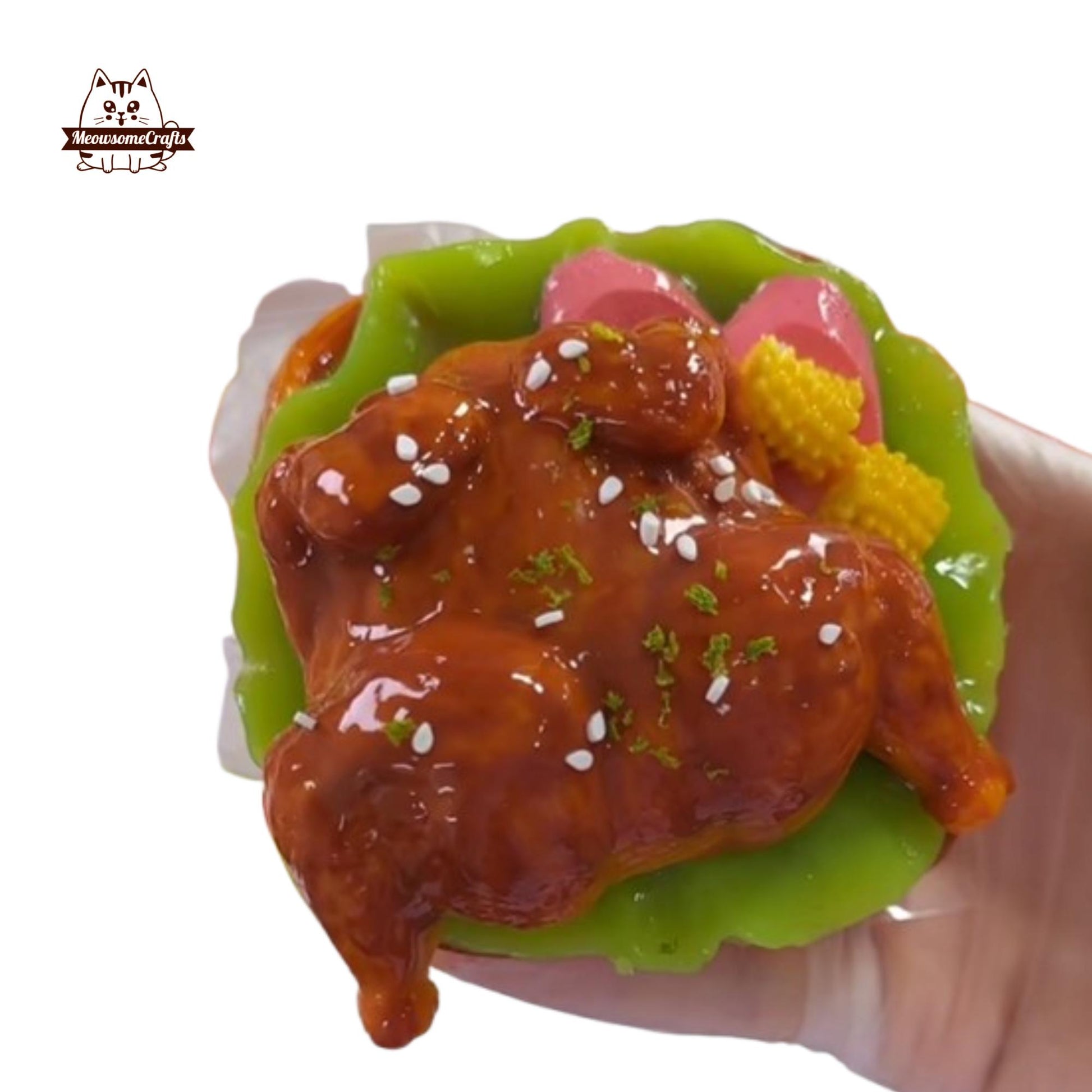 Realistic Roasted Chicken Food Handmade Squishy Fidget Toy