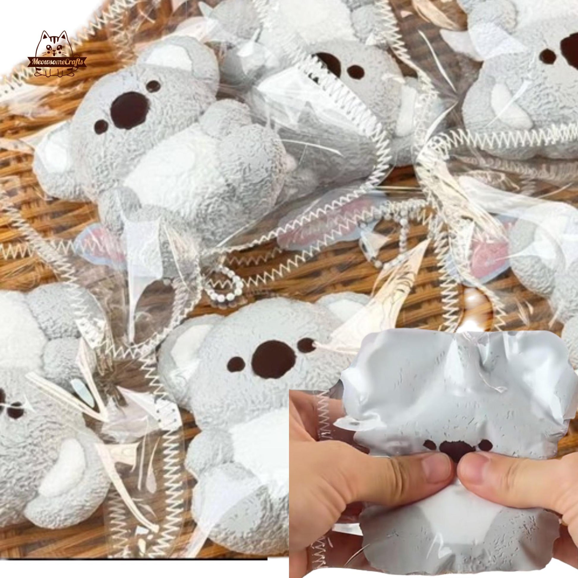 Cute Koala Bear Handmade Squishy Fidget Toy
