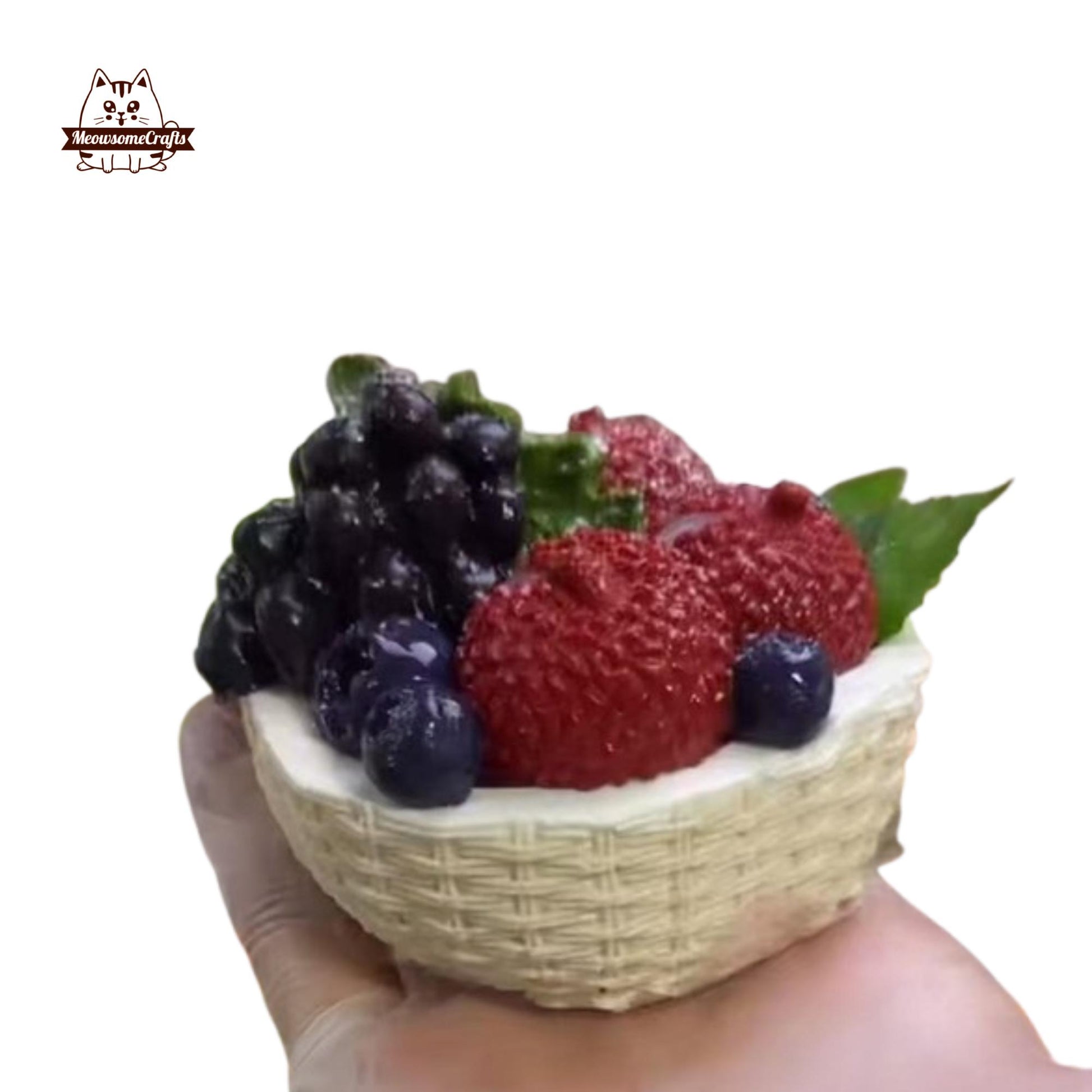 Slow Rising Mixed Berry Tart Strawberry Blueberry Dessert Food Handmade Squishy Fidget Toy