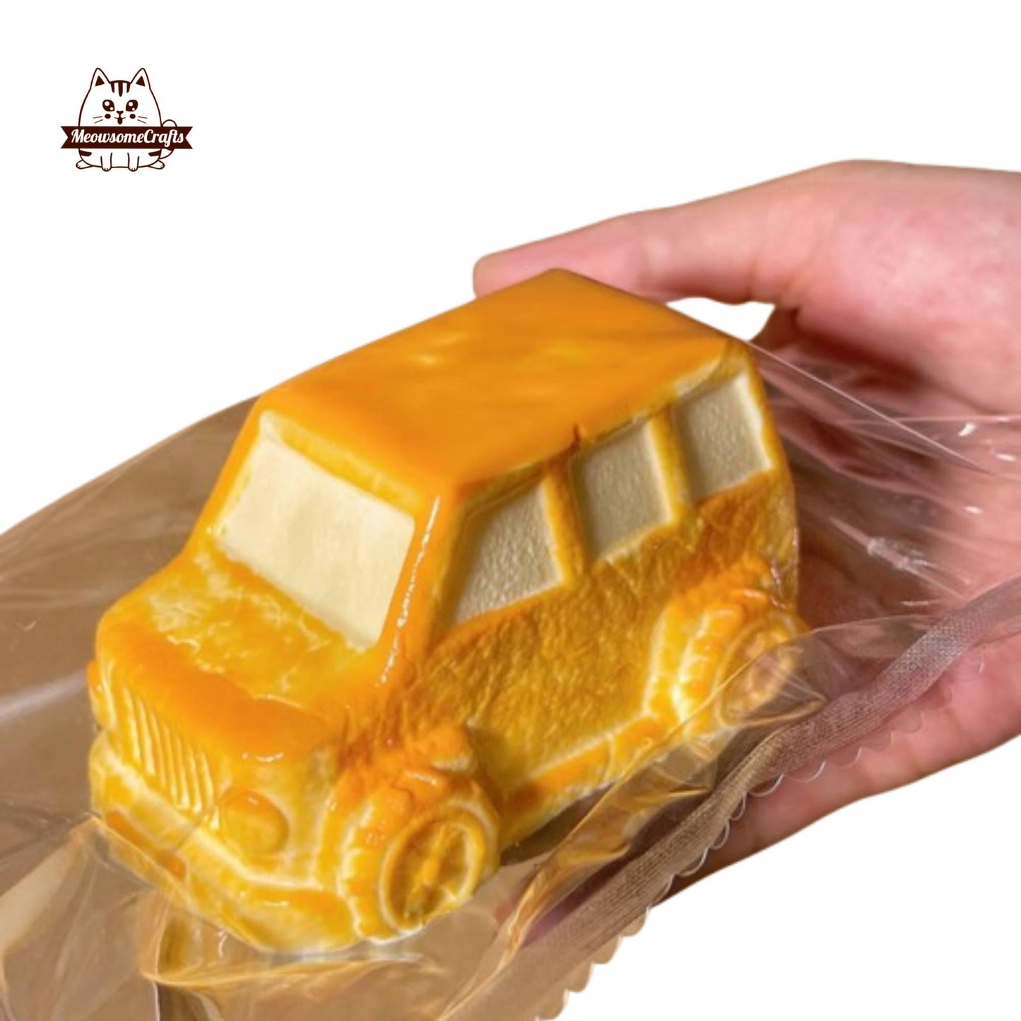 Soft Vehicle Car Bread Food Handmade Squishy Fidget Toy