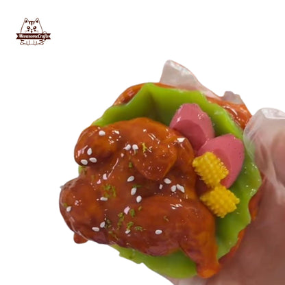 Realistic Roasted Chicken Food Handmade Squishy Fidget Toy