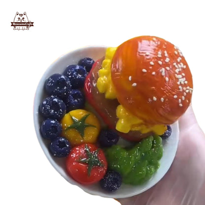 Cheese Burger Vegetables Food Stress Relief Sensory Stress Relief Toy