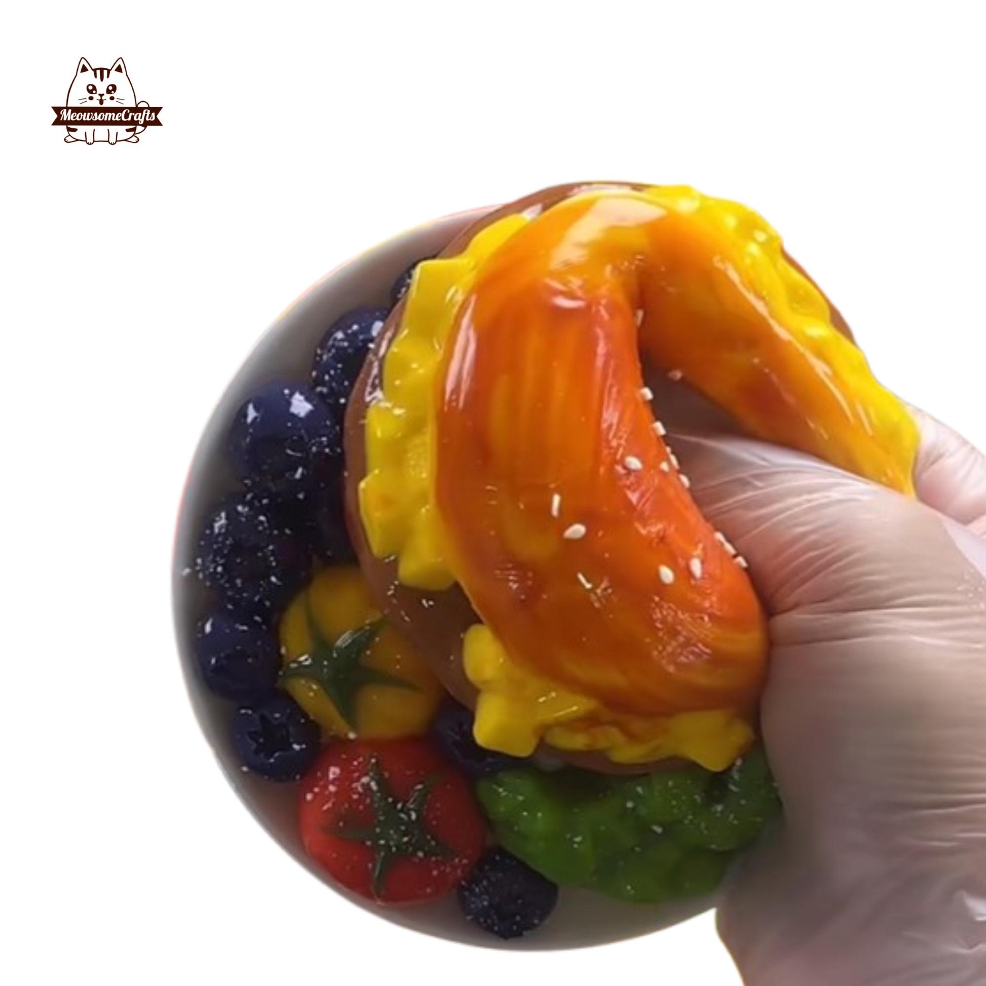 Cheese Burger Vegetables Food Stress Relief Sensory Stress Relief Toy