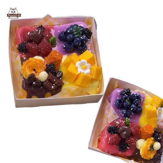 Realistic Fruit Cake Food Handmade Squishy Fidget Toy