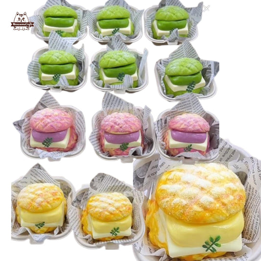 Butter Bread Sandwich Food Handmade Squishy Fidget Toy