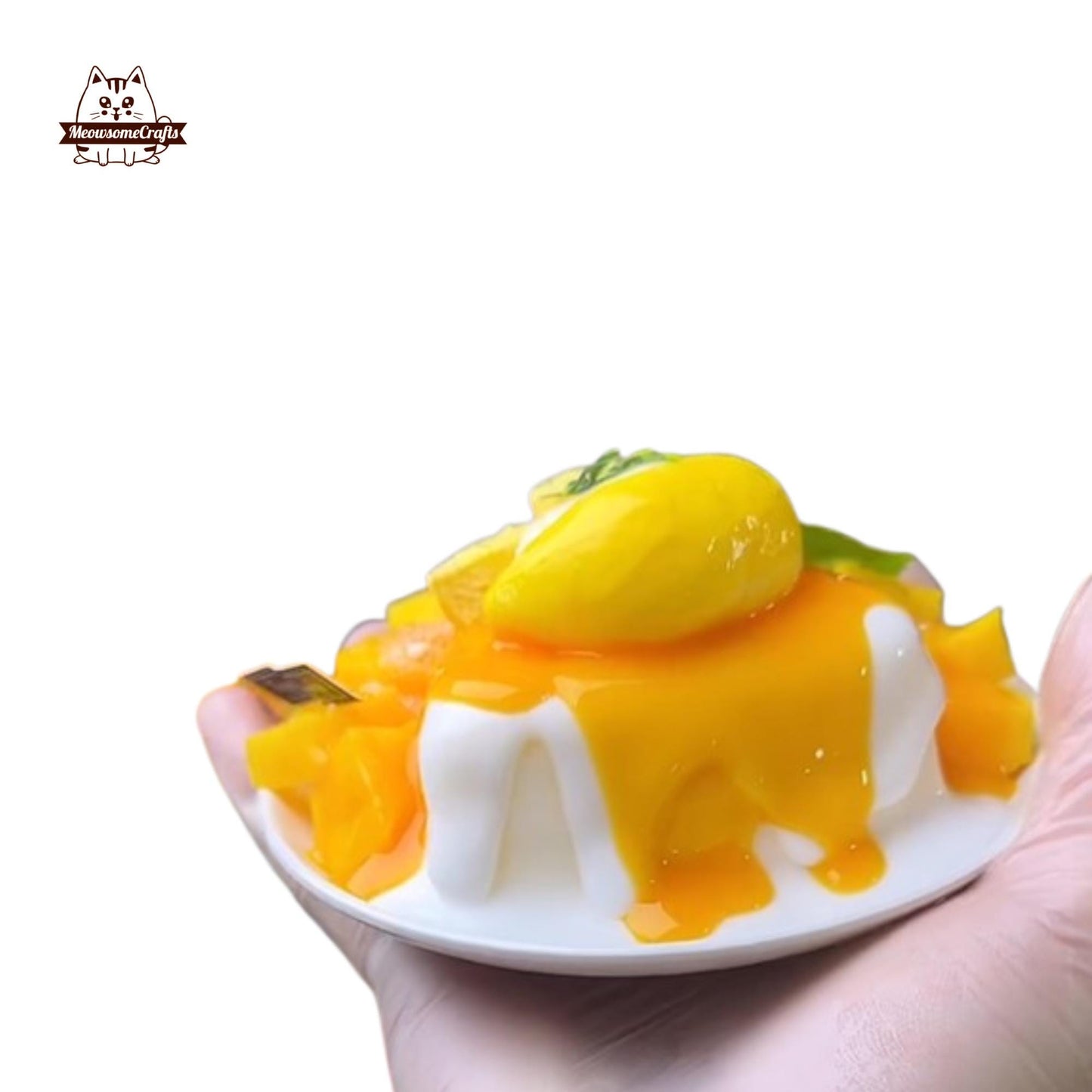 Strawberry Mango Cake Food Satisfying Squishy Squeezable Stress Relief Gift for Squishy Lovers