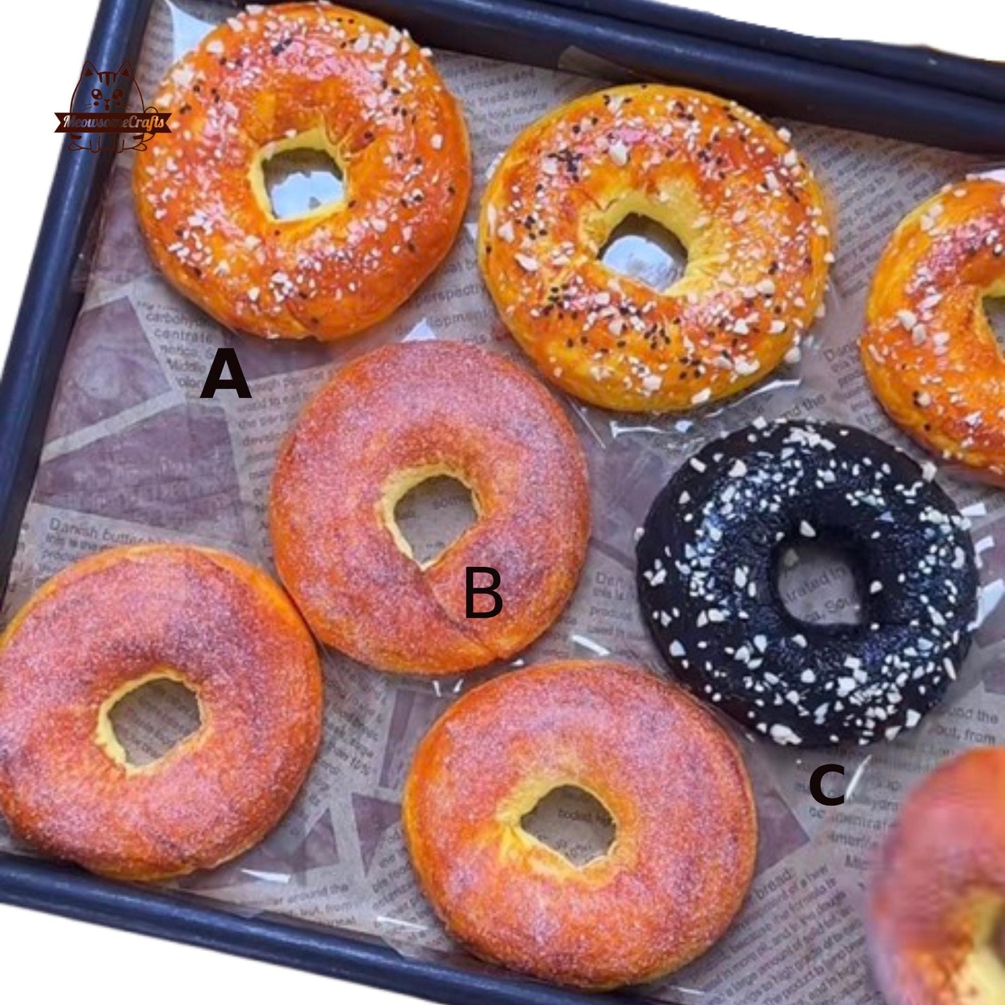 Soft Food Squishy Donut Slow Rising Squishy Squeezable Stress Relief Sensory Fidget Toy