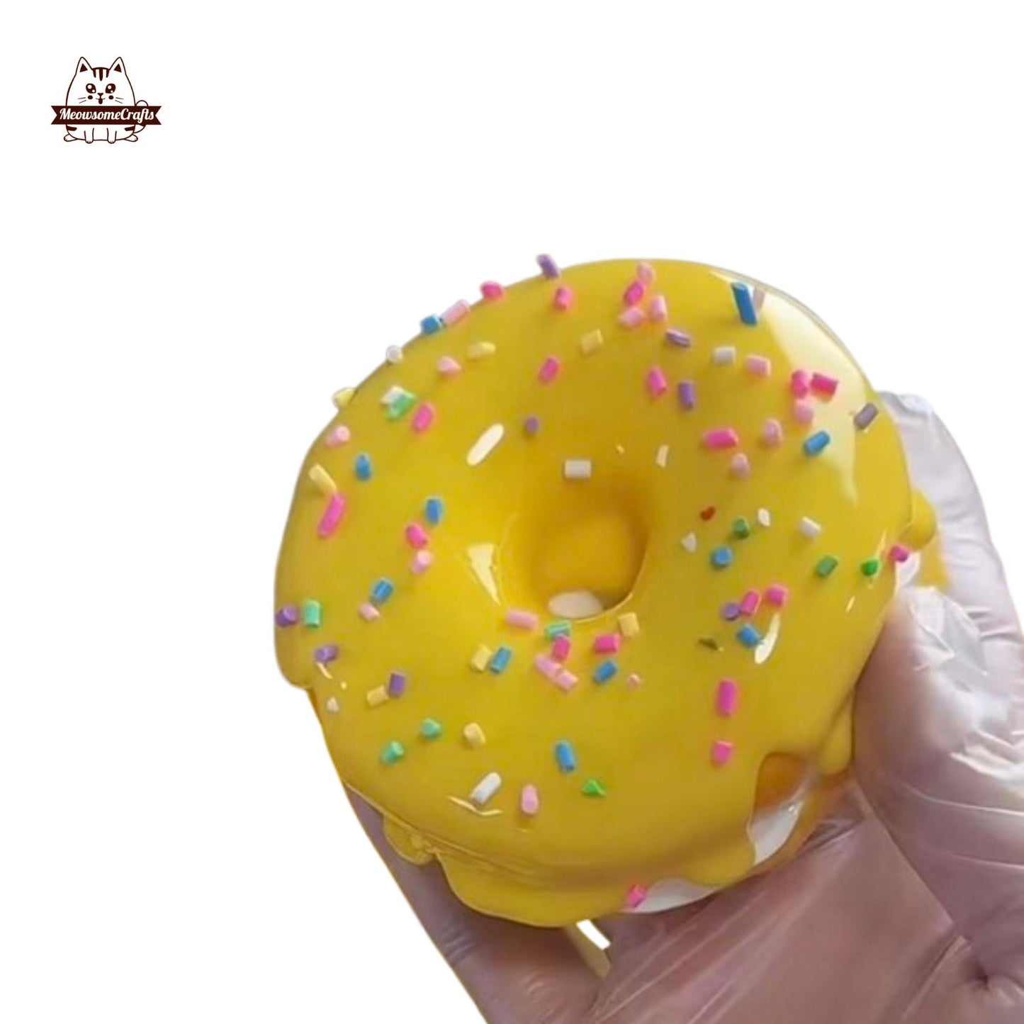 Kawaii Donut Food Squishy Squeezable Stress Relief Sensory Fidget Toy