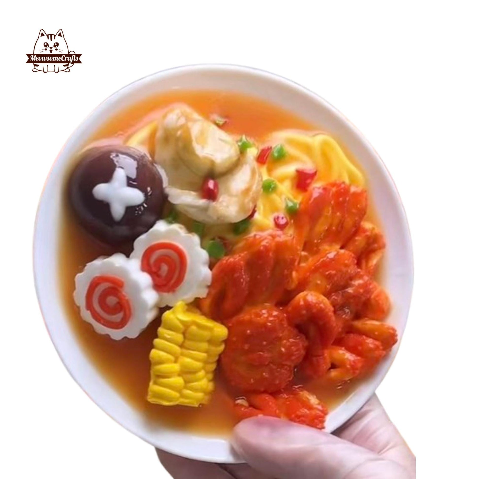 Ramen Crabs Food Satisfying Squishy Squeezable Stress Relief Gift for Squishy Lovers