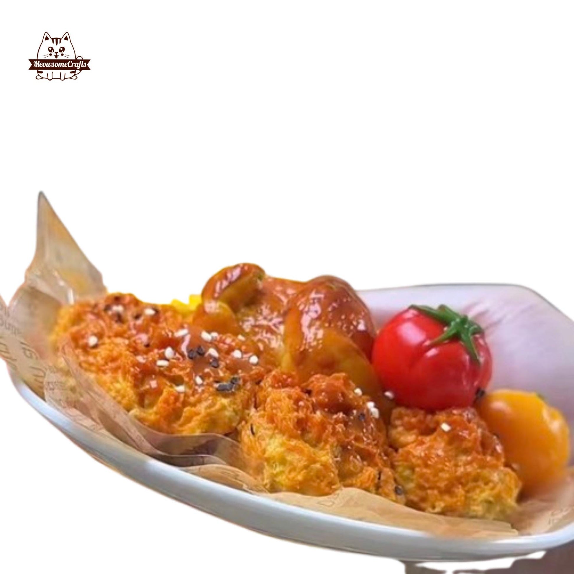Soft Fried Chicken Food Taba Squishy Slow Rising Stress Relief Fidget Toy