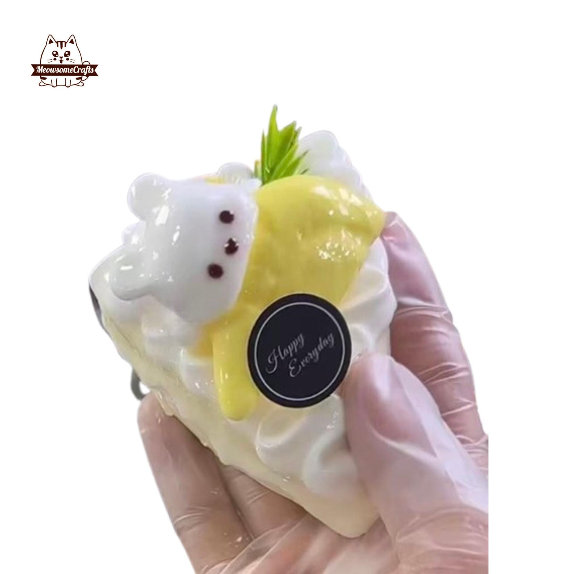 Kawaii Slice of Cake Food Squishy Squeezable Stress Relief Fidget Toy