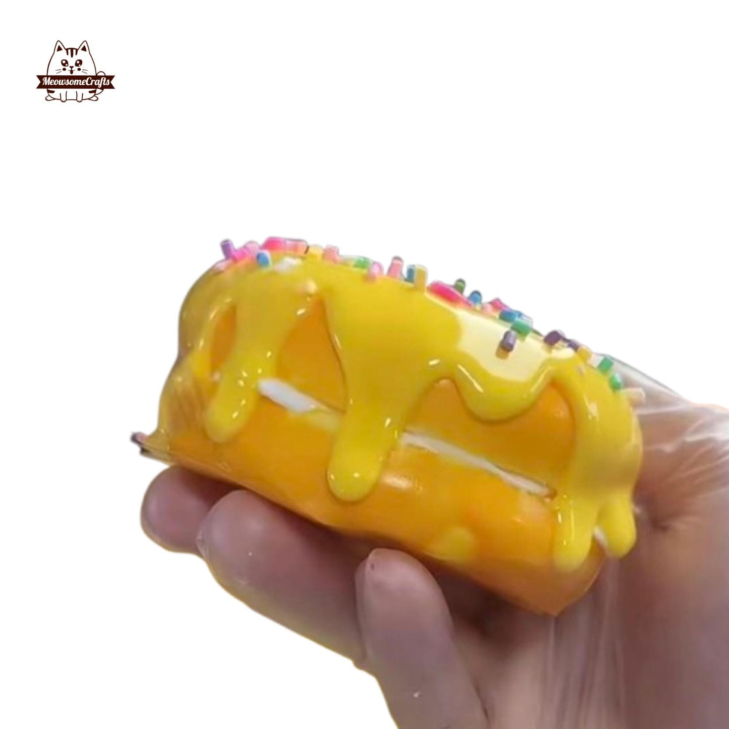 Kawaii Donut Food Squishy Squeezable Stress Relief Sensory Fidget Toy