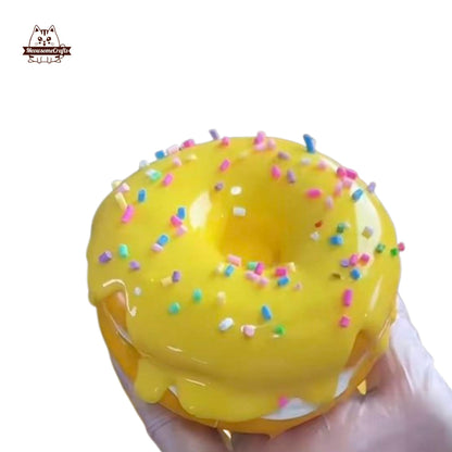 Kawaii Donut Food Squishy Squeezable Stress Relief Sensory Fidget Toy