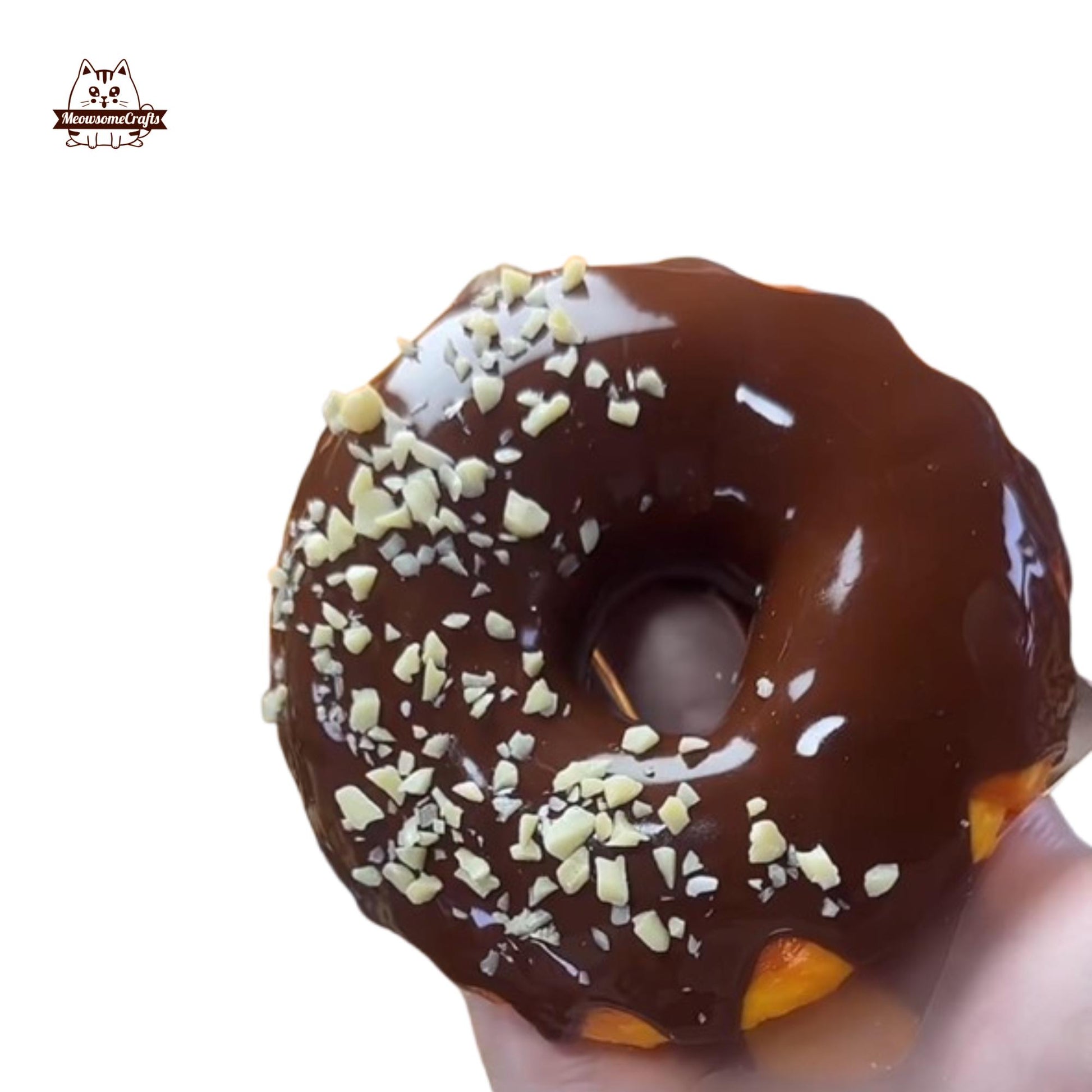 Soft Chocolate Donut Food Taba Squishy Squeezable Stress Relief Sensory Fidget Toys