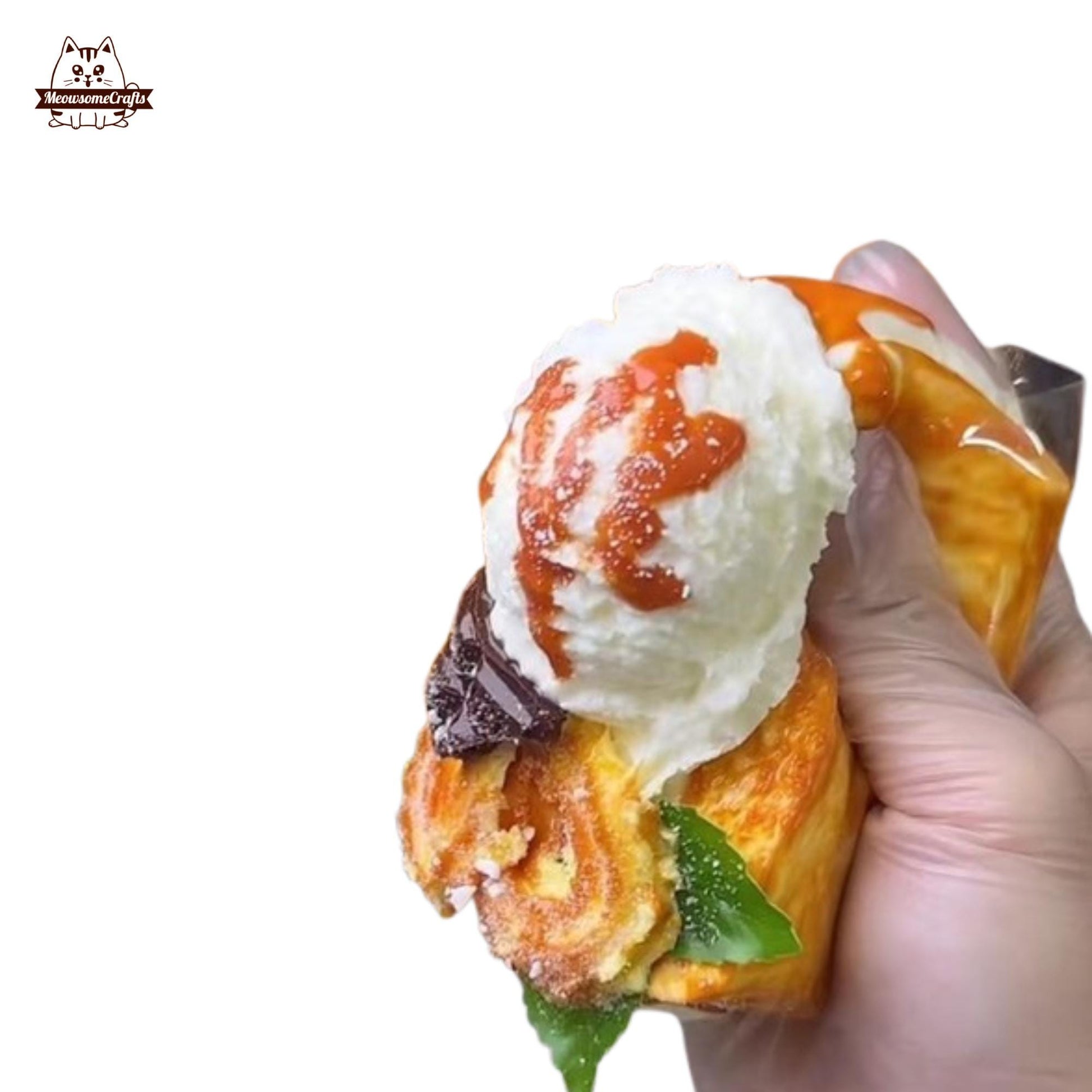 Cookies Ice Cream Toast Taba Squishy Slow Rising Stress Relief Fidget Toy Gift