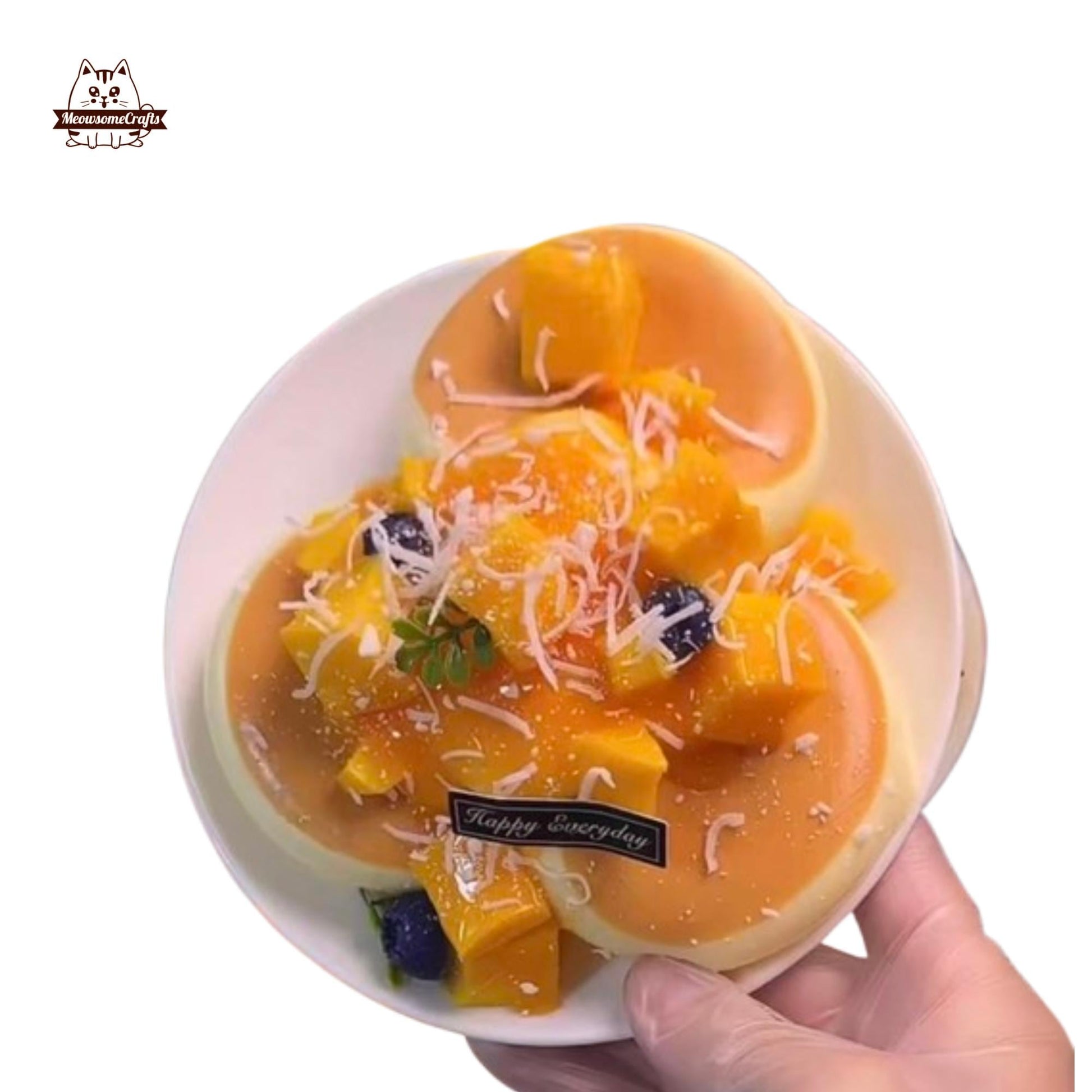 Realistic Soufflé Cake Taba Squishy Slow Rising Stress Relief Fidget Toy