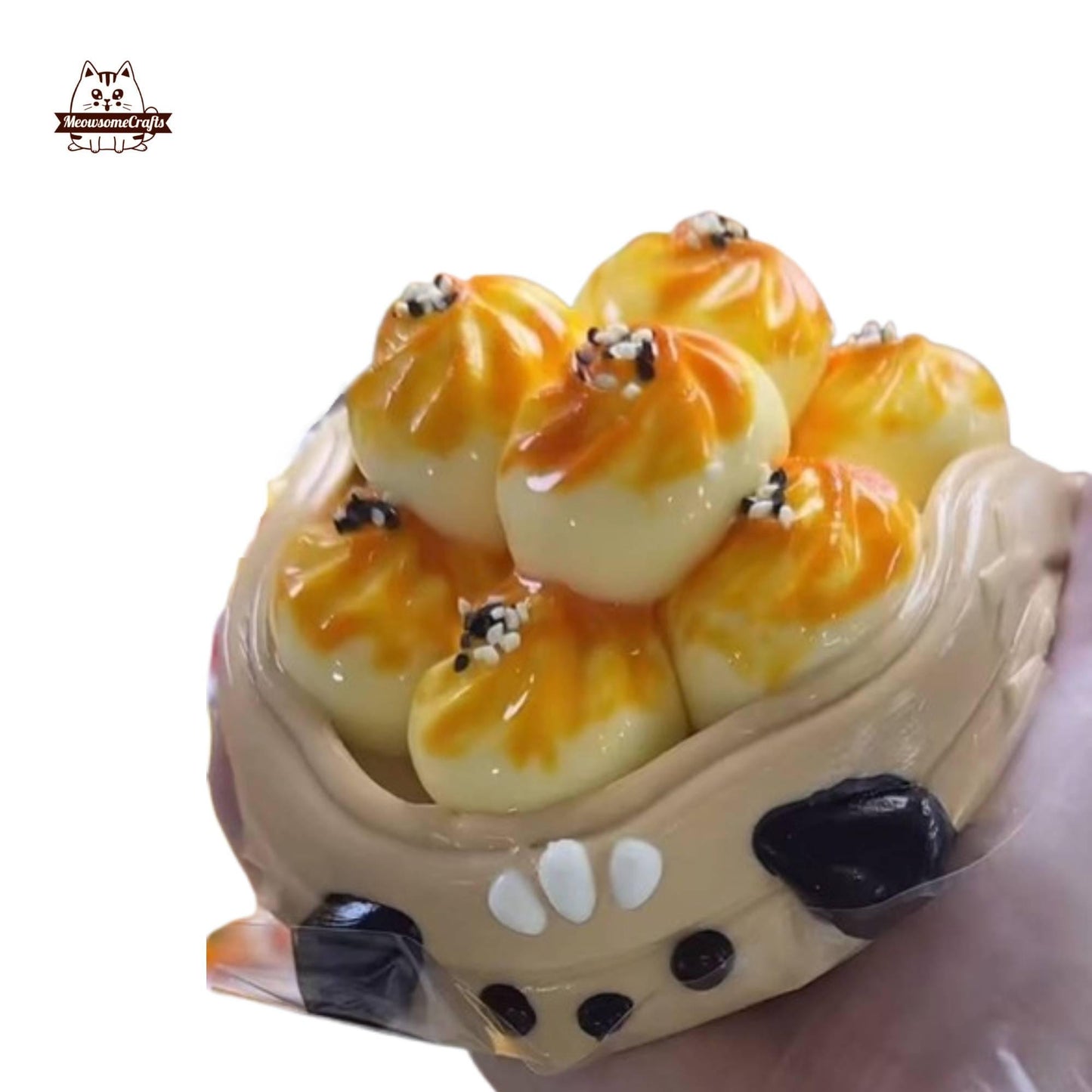 Soup Dumplings Xiaolongbao Food Taba Squishy Slow Rising Stress Relief Fidget Toy