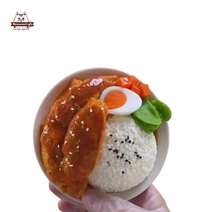 Realistic Chicken Wings Rice Taba Squishy Squeezable Stress Relief Sensory Fidget Toy